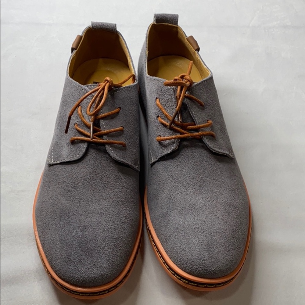 DADAWEN MENS SUEDE CLASSIC OXFORDS
